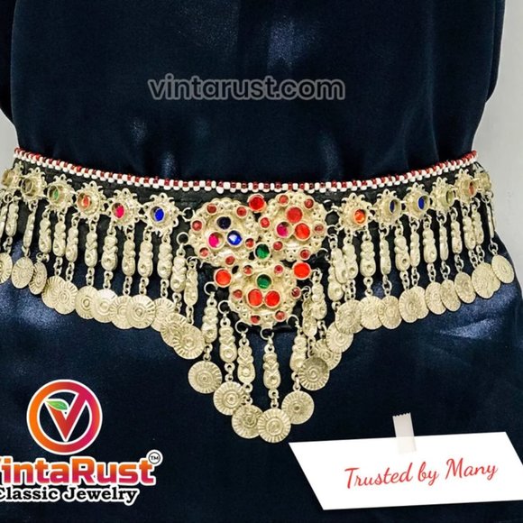 Afghan Kuchi Ring with Bells, Vintage Ring, Afghan Ring, Ethnic Ring - Picture 6 of 10